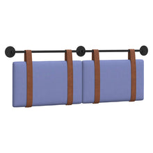 Hangend Hoofdeinde Effen Jeans Blauw 140 x 40 cm Bewerkt hout