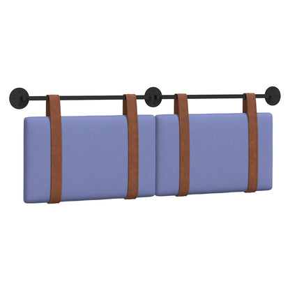 Hangend Hoofdeinde Effen Jeans Blauw 140 x 40 cm Bewerkt hout