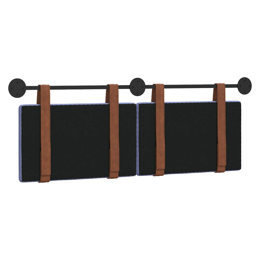 Hangend Hoofdeinde Effen Jeans Blauw 140 x 40 cm Bewerkt hout