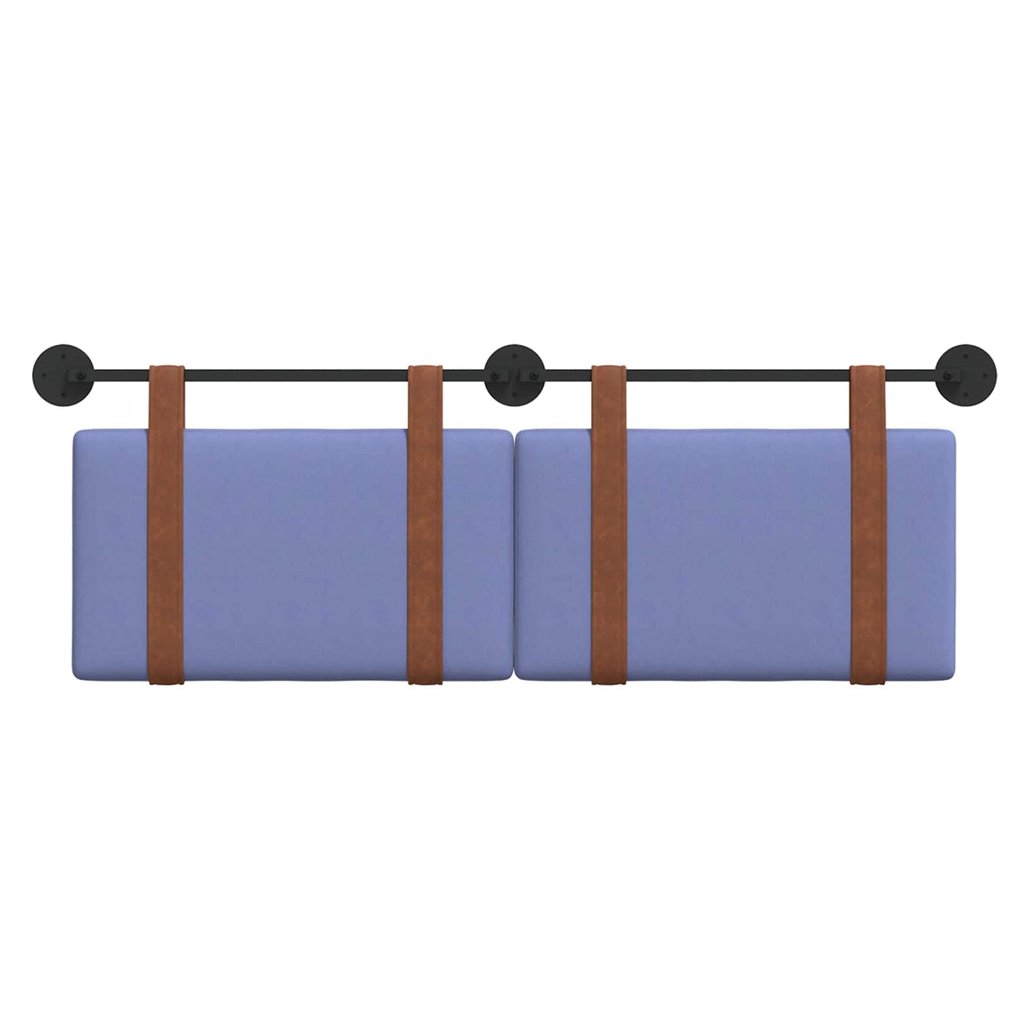 Hangend Hoofdeinde Effen Jeans Blauw 140 x 40 cm Bewerkt hout