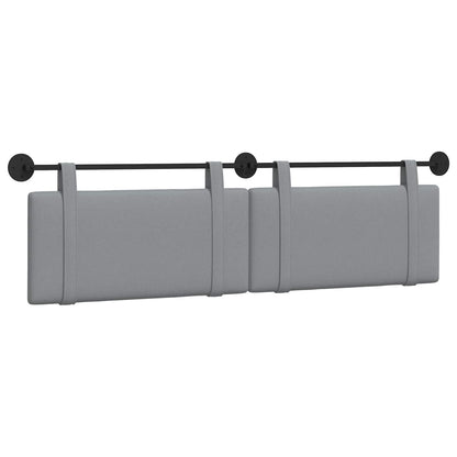 Hangend Hoofdeinde Effen Lichtgrijs 170 x 55 x 5 cm Stof
