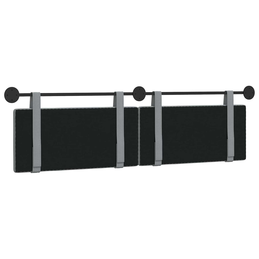 Hangend Hoofdeinde Effen Lichtgrijs 170 x 55 x 5 cm Stof