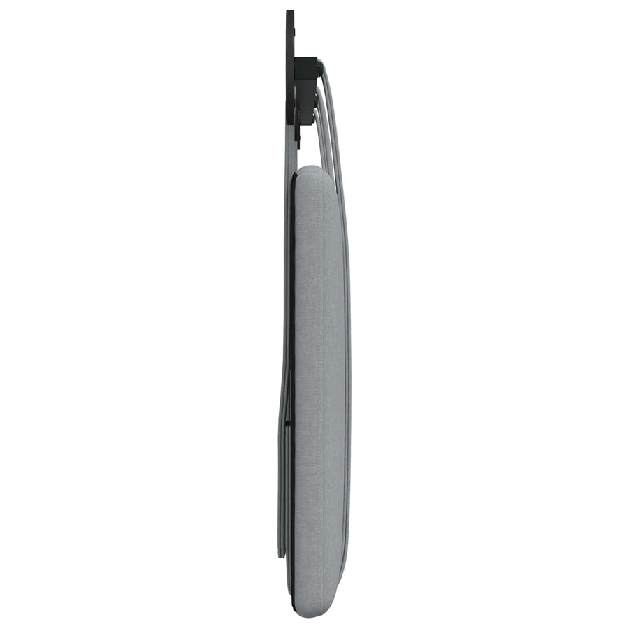 Hangend Hoofdeinde Effen Lichtgrijs 170 x 55 x 5 cm Stof
