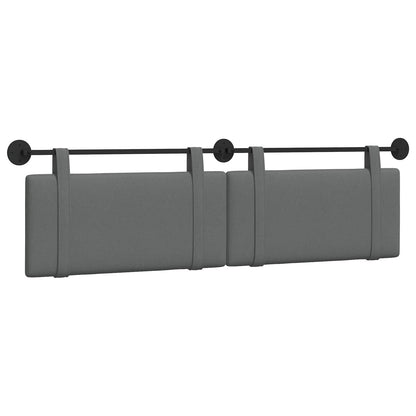 Hangend Hoofdeinde Effen Donkergrijs 170 x 55 x 5 cm Stof