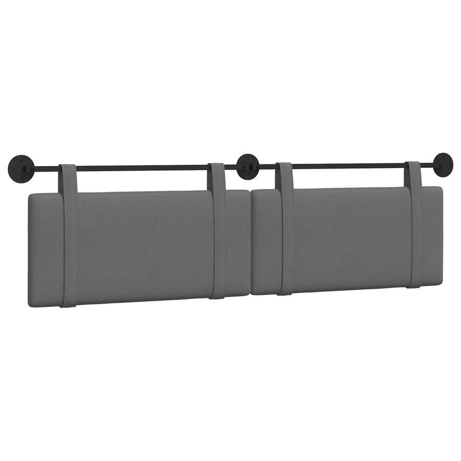 Hangend Hoofdeinde Effen Donkergrijs 170 x 55 x 5 cm Stof