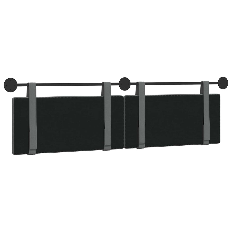 Hangend Hoofdeinde Effen Donkergrijs 170 x 55 x 5 cm Stof