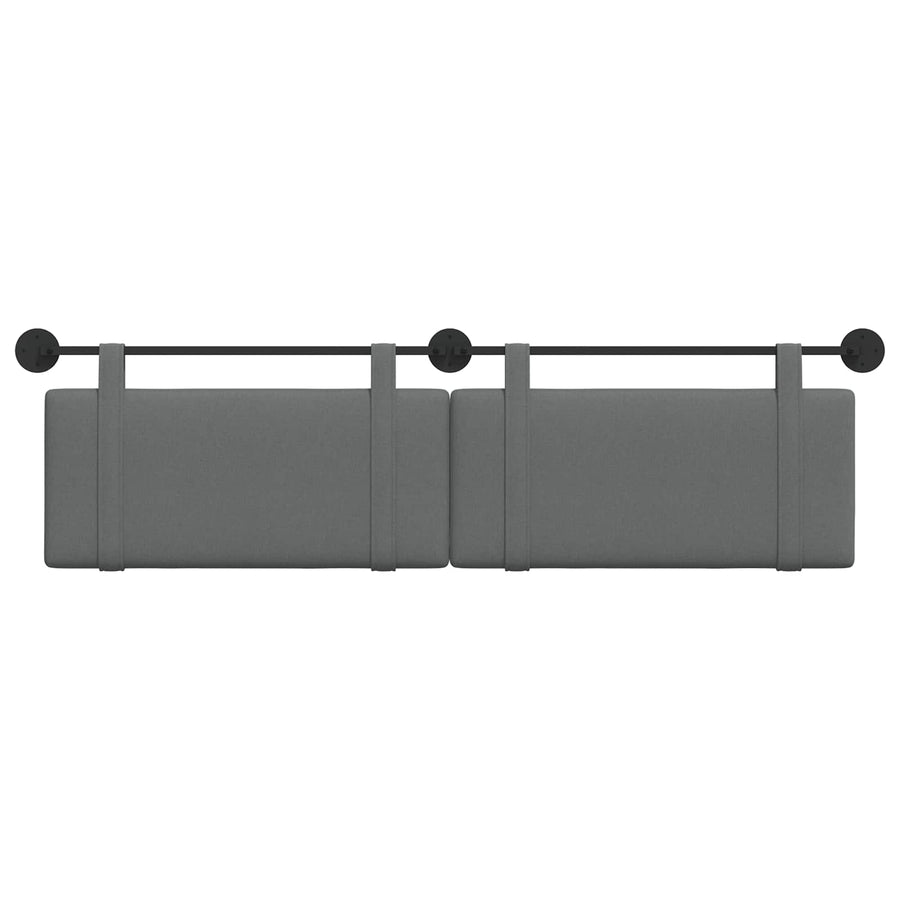 Hangend Hoofdeinde Effen Donkergrijs 170 x 55 x 5 cm Stof