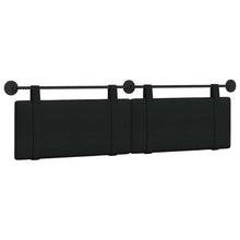 Hangend Hoofdeinde Wandgemonteerd Zwart 170 x 55 x 5 cm Stof
