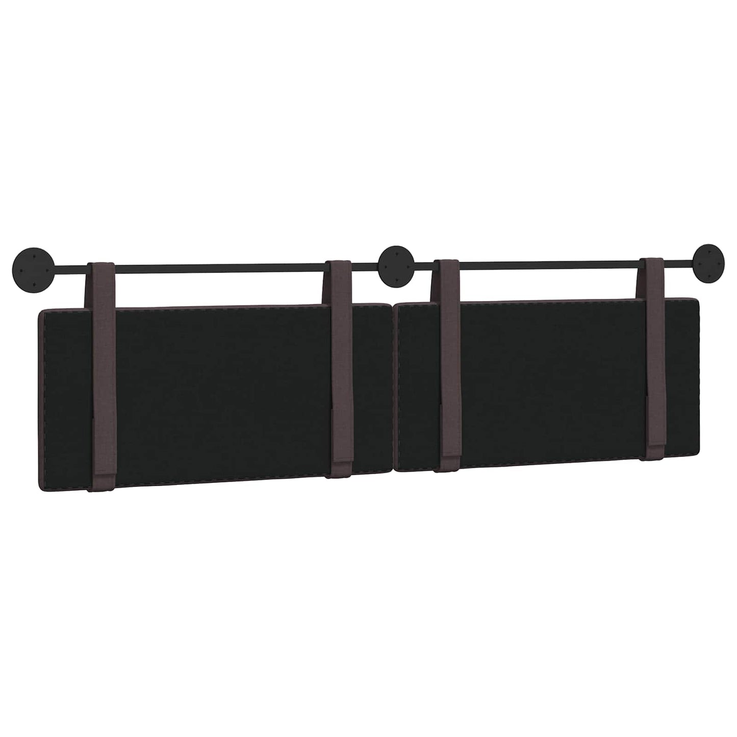 Hangend Hoofdeinde Effen Donkerbruin 170 x 55 x 5 cm Stof