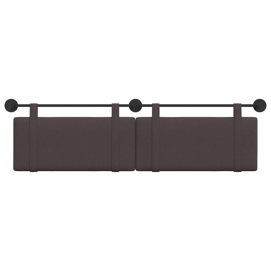 Hangend Hoofdeinde Effen Donkerbruin 170 x 55 x 5 cm Stof