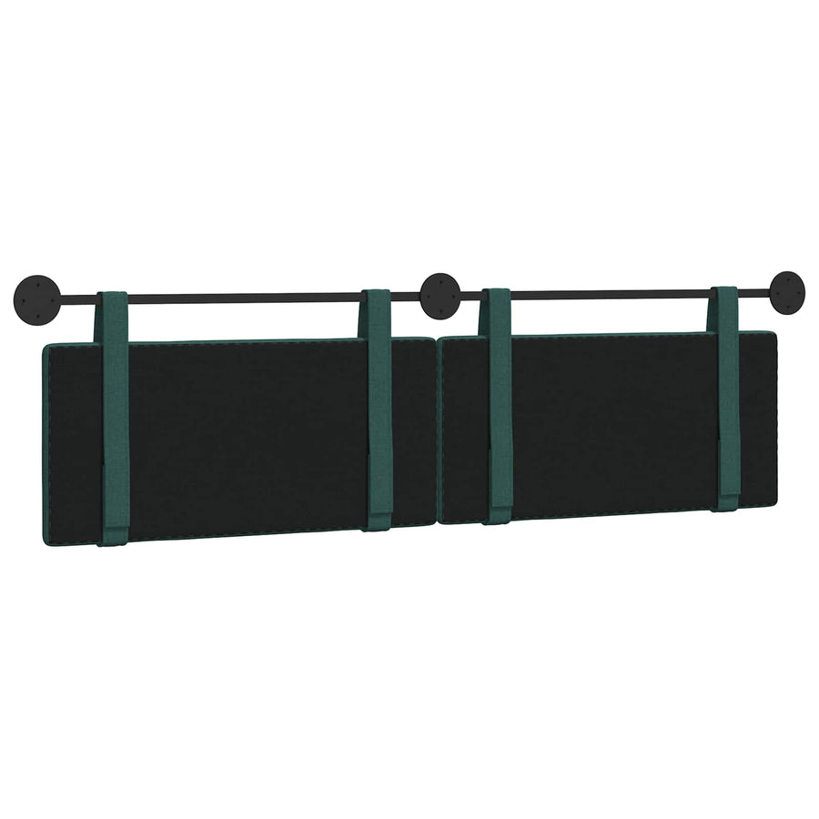 Hangend Hoofdeinde Effen Donkergroen 170 x 55 x 5 cm Stof