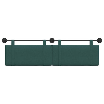 Hangend Hoofdeinde Effen Donkergroen 170 x 55 x 5 cm Stof
