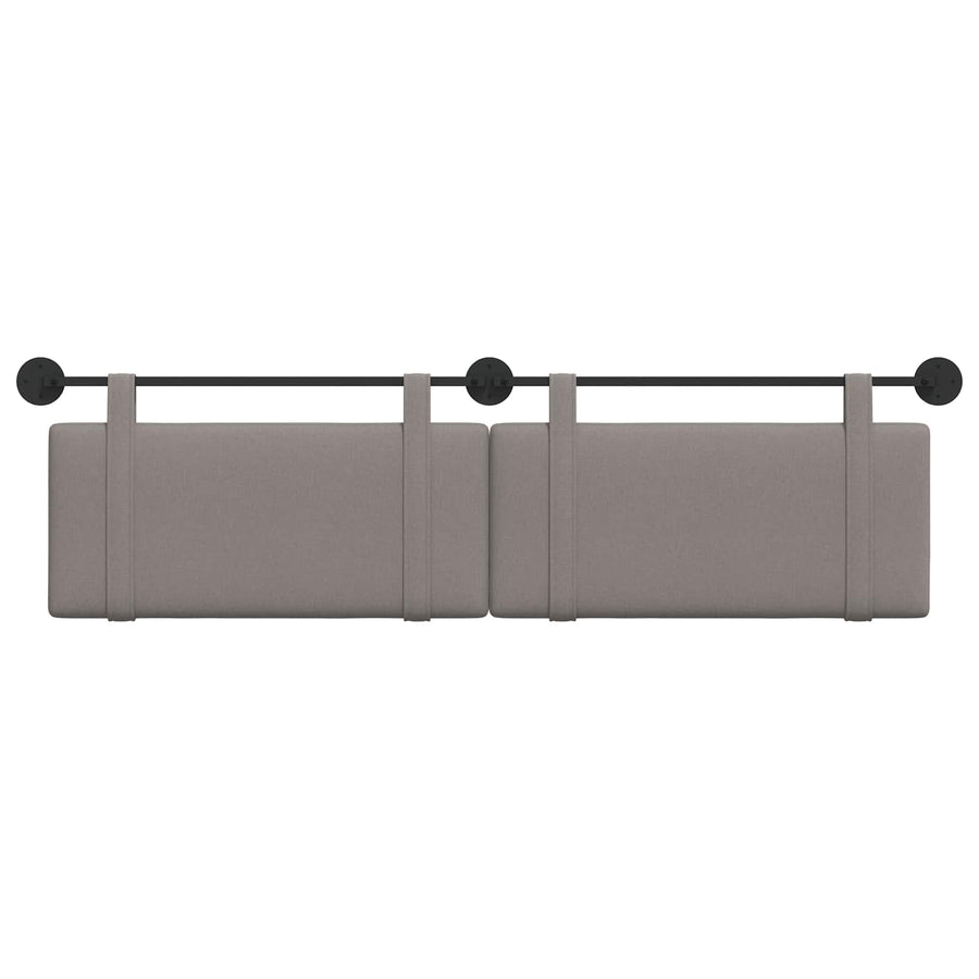Hangend Hoofdeinde Wandgemonteerd Taupe 170 x 55 x 5 cm Stof