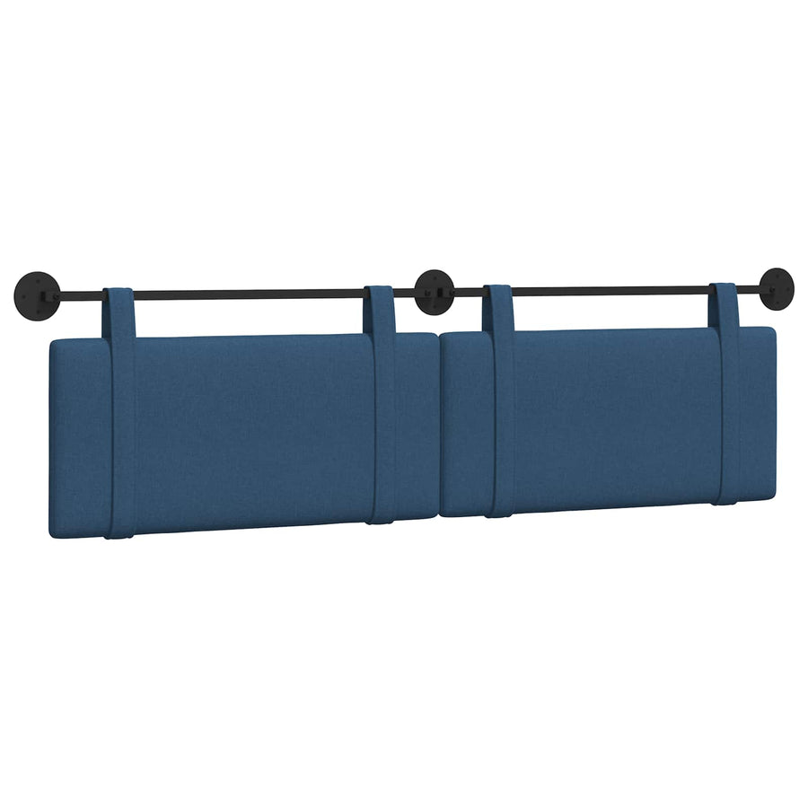Hangend Hoofdeinde Wandgemonteerd Blauw 170 x 55 x 5 cm Stof