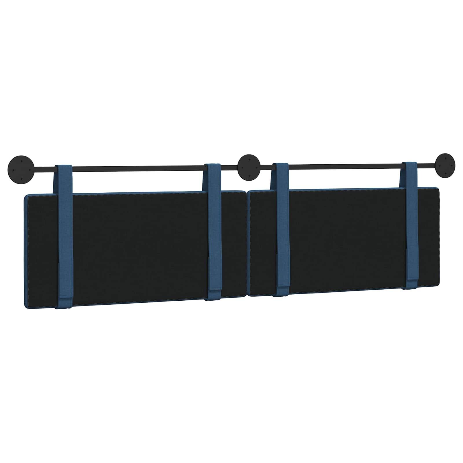 Hangend Hoofdeinde Wandgemonteerd Blauw 170 x 55 x 5 cm Stof