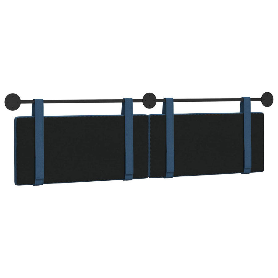 Hangend Hoofdeinde Wandgemonteerd Blauw 170 x 55 x 5 cm Stof