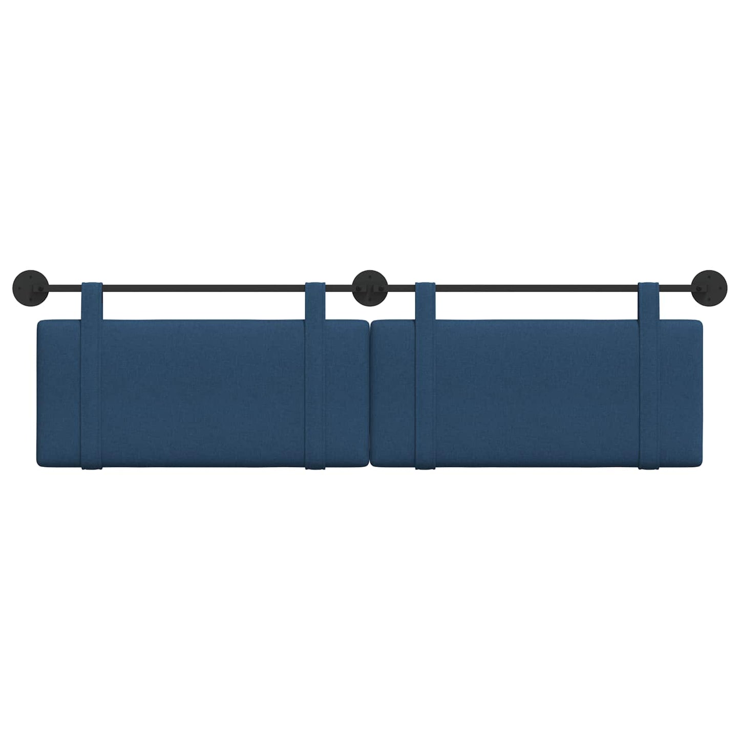 Hangend Hoofdeinde Wandgemonteerd Blauw 170 x 55 x 5 cm Stof