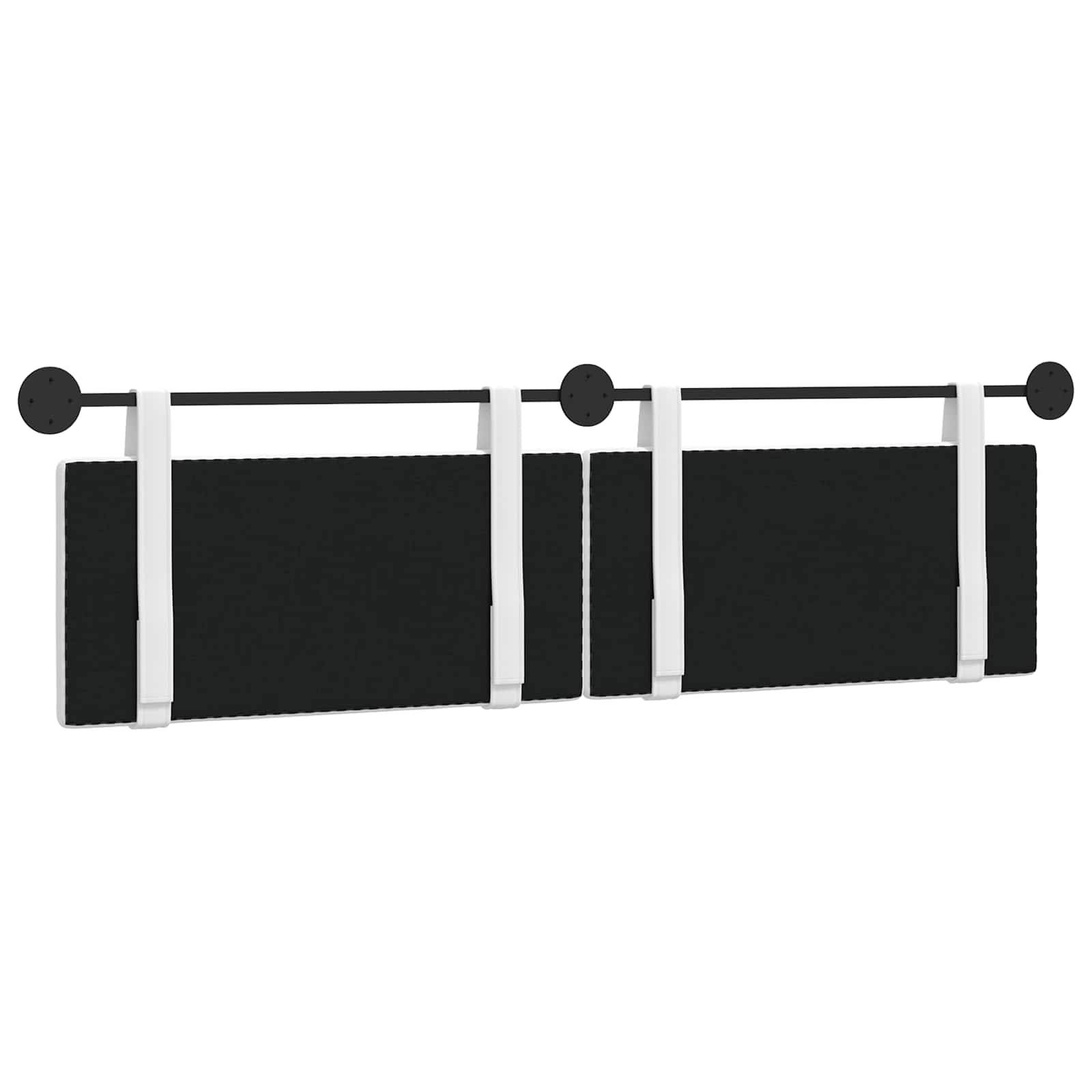 Hangend Hoofdeinde Wandgemonteerd Wit 170 x 55 x 5 cm Stof