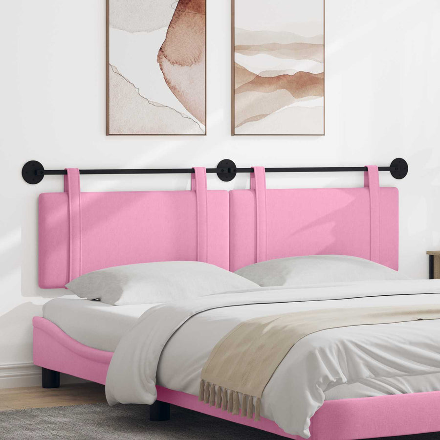 Hangend Hoofdeinde Wandgemonteerd Roze 170 x 55 x 5 cm Stof