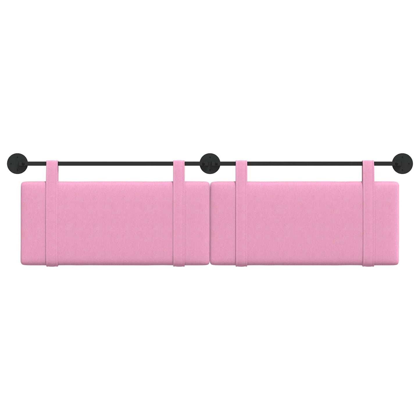 Hangend Hoofdeinde Wandgemonteerd Roze 170 x 55 x 5 cm Stof