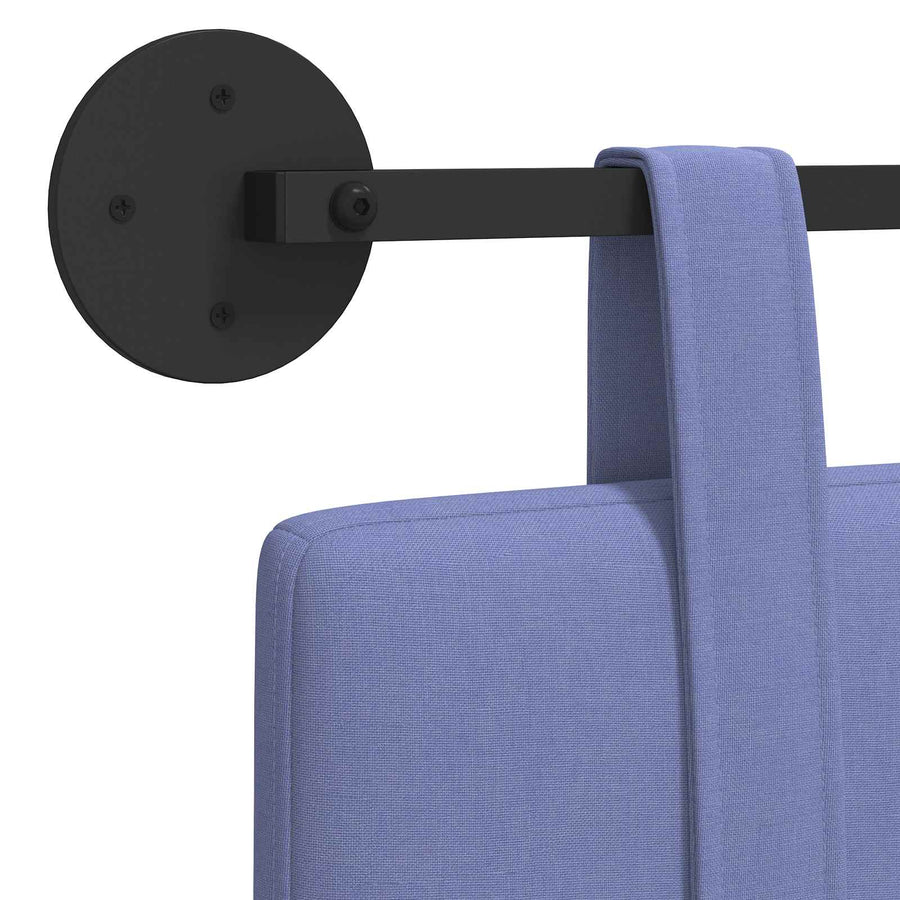 Hangend Hoofdeinde Effen Jeans Blauw 170 x 55 x 5 cm Stof