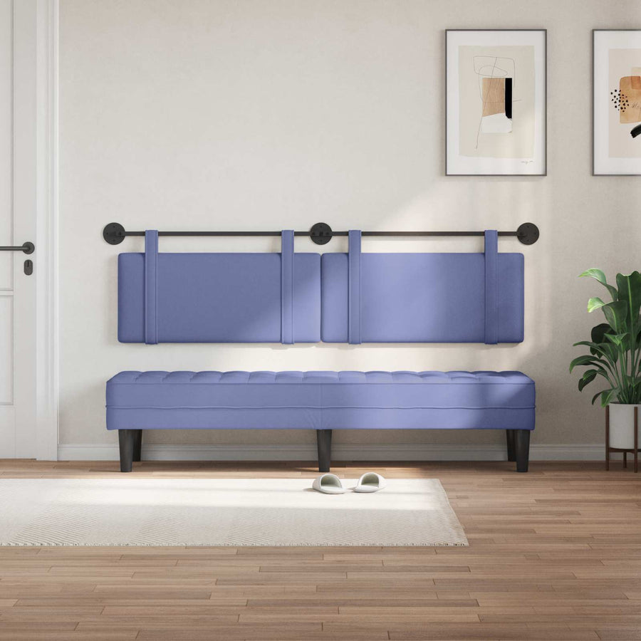 Hangend Hoofdeinde Effen Jeans Blauw 170 x 55 x 5 cm Stof