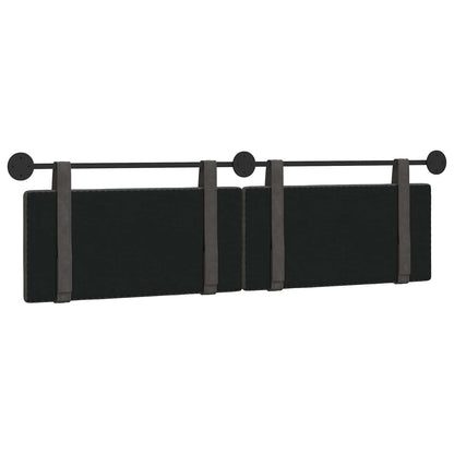 Hangend Hoofdeinde Effen Zwart 170 x 55 x 5 cm Antiek PU