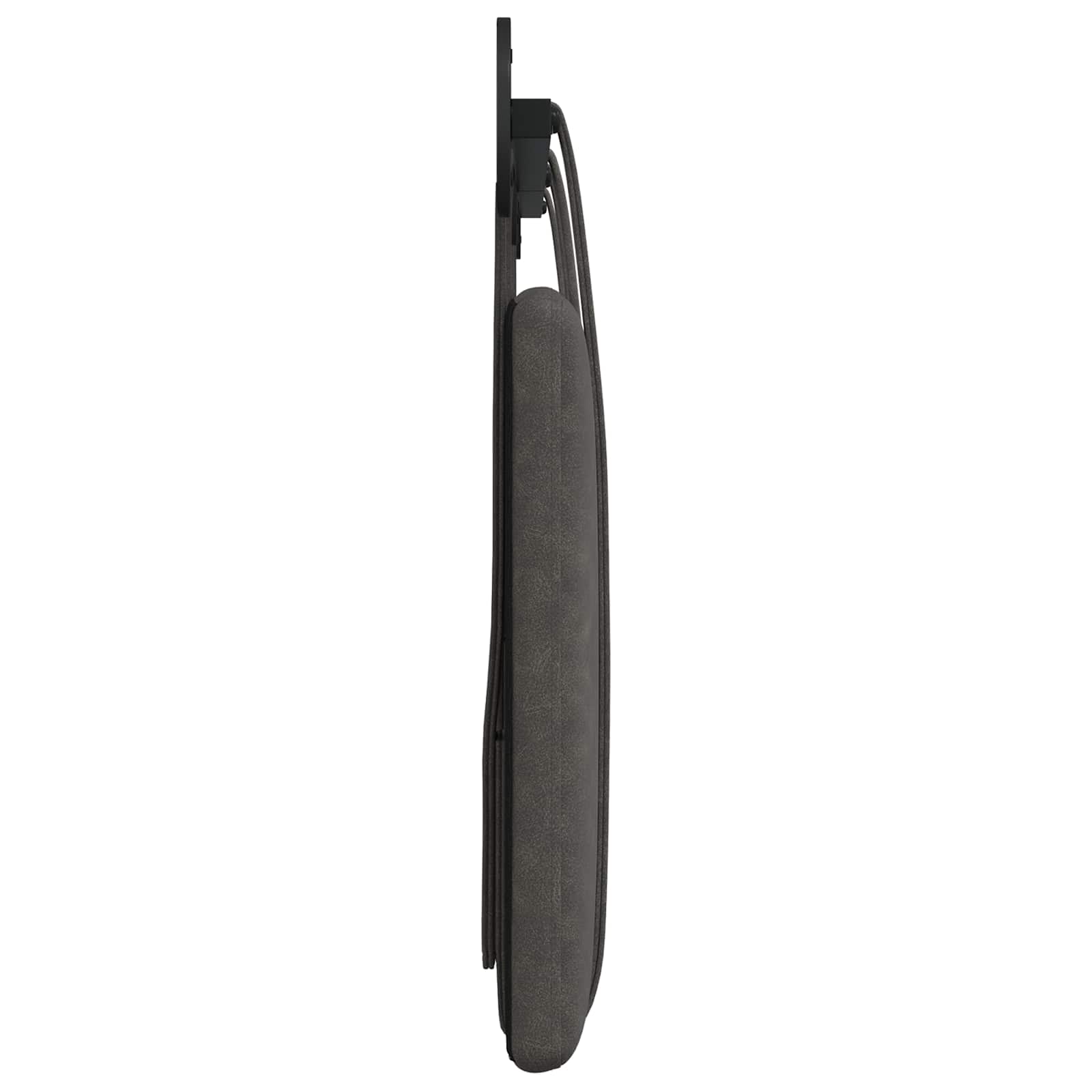 Hangend Hoofdeinde Effen Zwart 170 x 55 x 5 cm Antiek PU