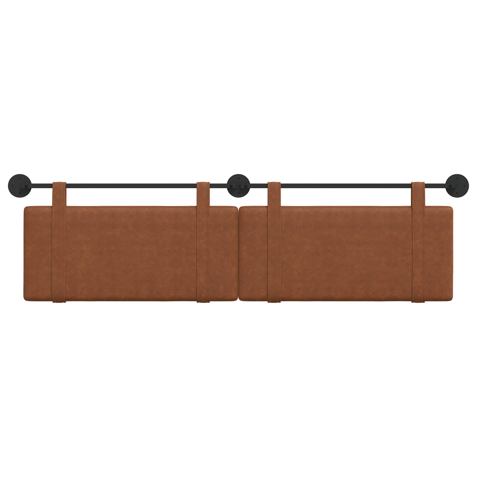 Hangend Hoofdeinde Effen Bruin 170 x 55 x 5 cm Antiek PU