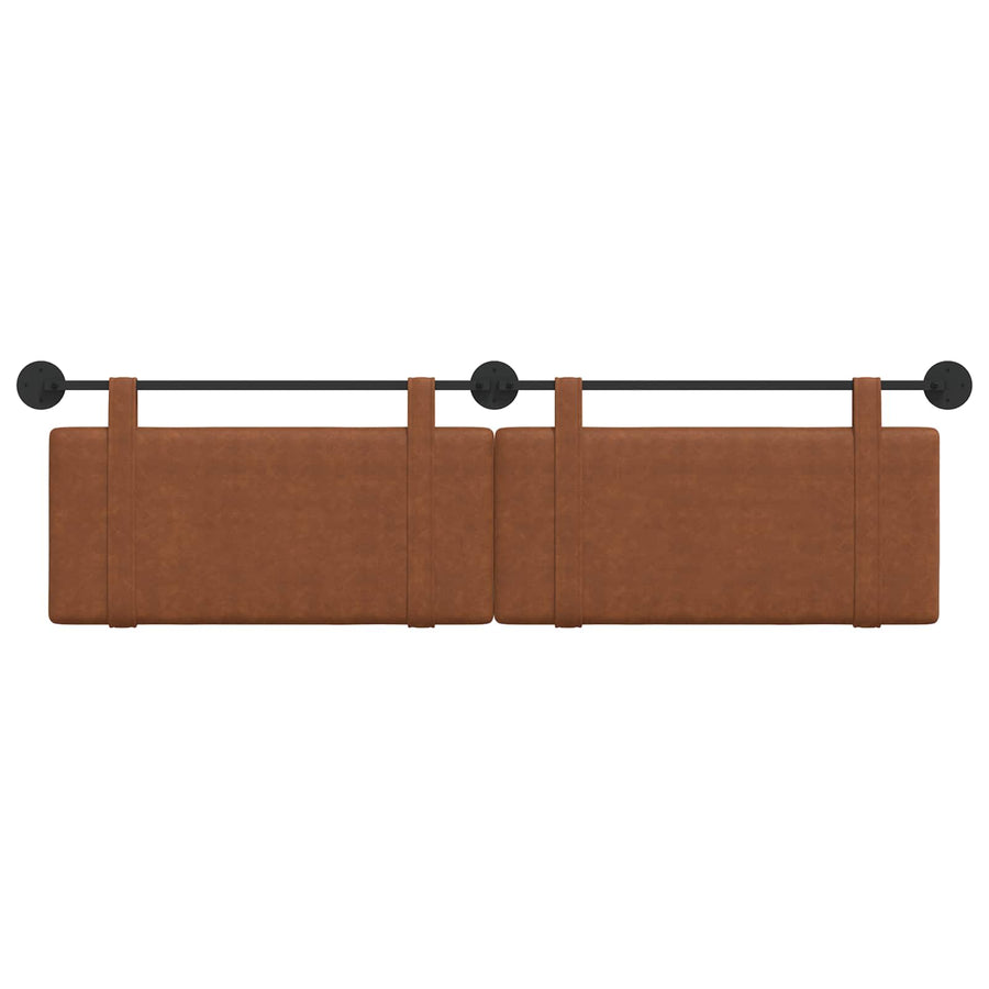 Hangend Hoofdeinde Effen Bruin 170 x 55 x 5 cm Antiek PU