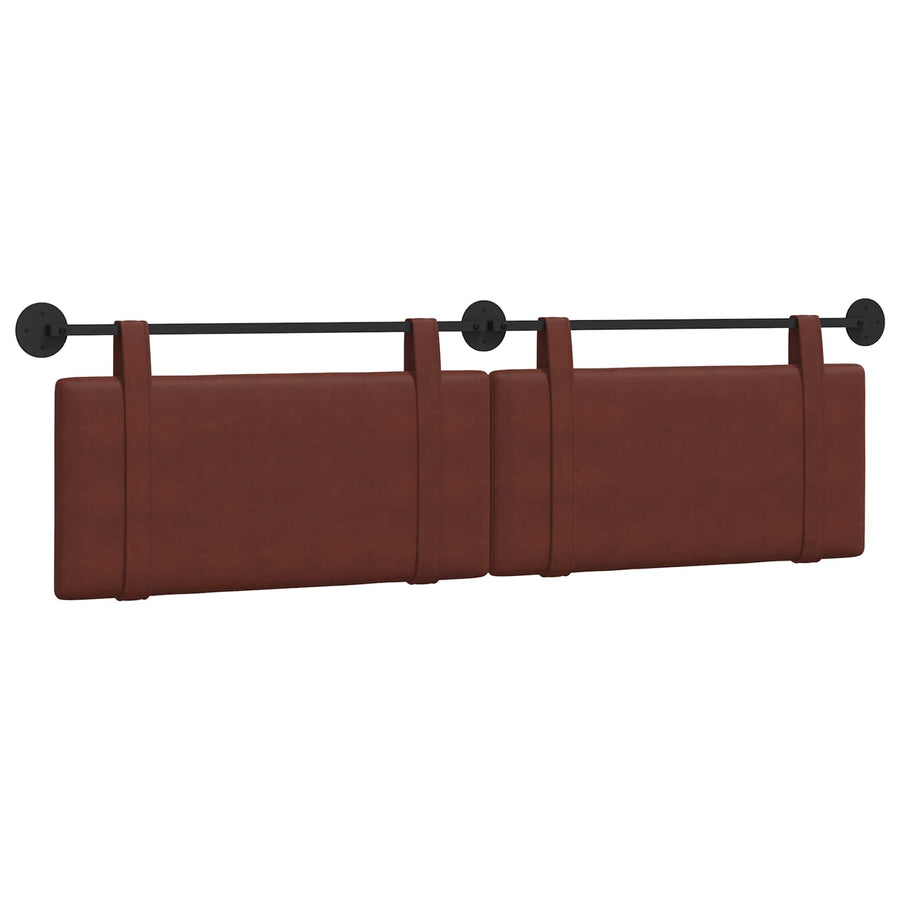 Hangend Hoofdeinde Glanzend Bruin 170 x 55 x 5 cm Antiek PU