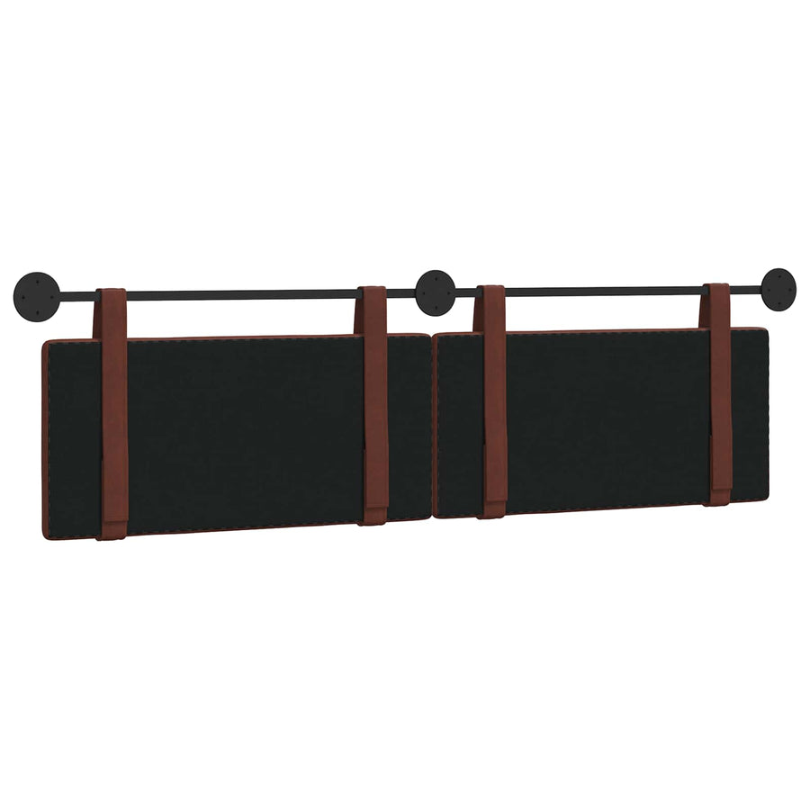 Hangend Hoofdeinde Glanzend Bruin 170 x 55 x 5 cm Antiek PU