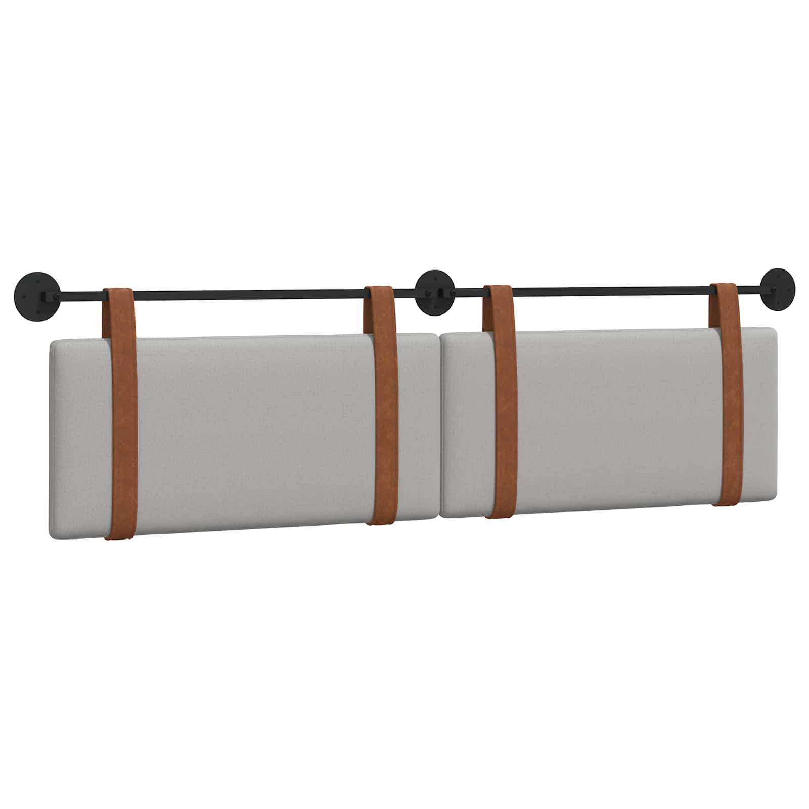 Hangend Hoofdeinde Effen Wolkengrijs 170 x 55 x 5 cm Antiek PU