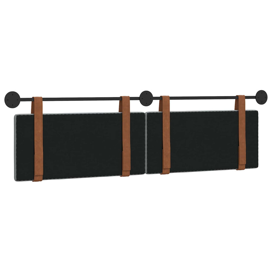 Hangend Hoofdeinde Effen Lichtgrijs 170 x 55 x 5 cm Antiek PU