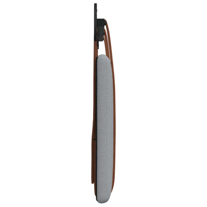 Hangend Hoofdeinde Effen Lichtgrijs 170 x 55 x 5 cm Antiek PU