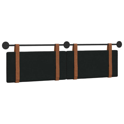 Hangend Hoofdeinde Effen Zwart 170 x 55 x 5 cm Antiek PU