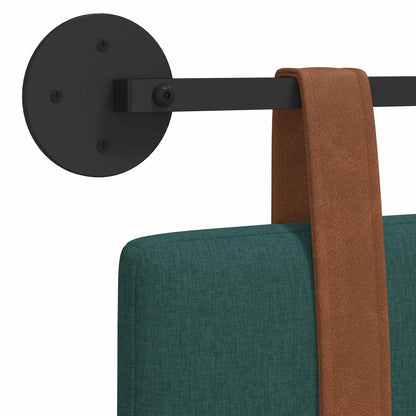 Hangend Hoofdeinde Effen Donkergroen 170 x 55 x 5 cm Antiek PU