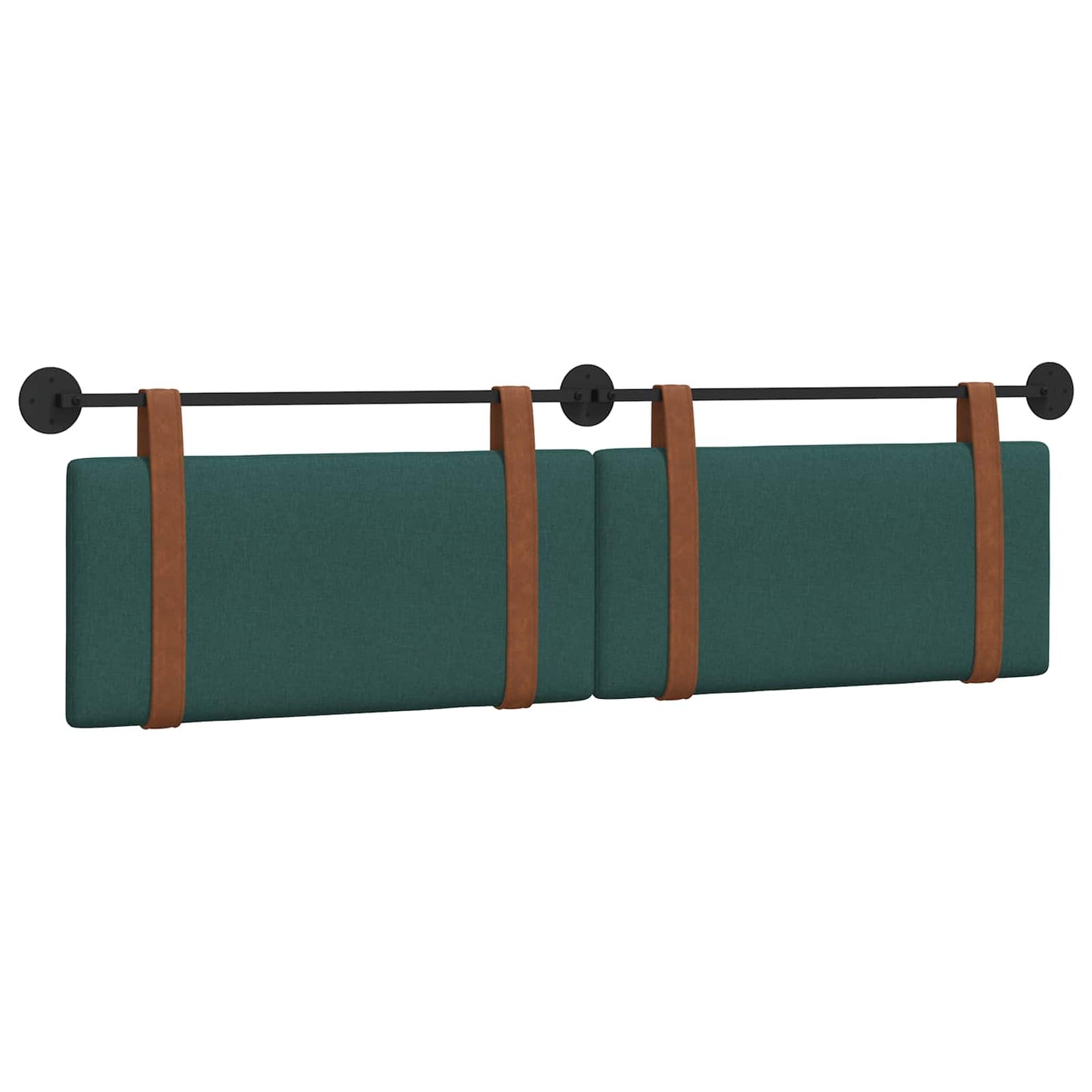 Hangend Hoofdeinde Effen Donkergroen 170 x 55 x 5 cm Antiek PU