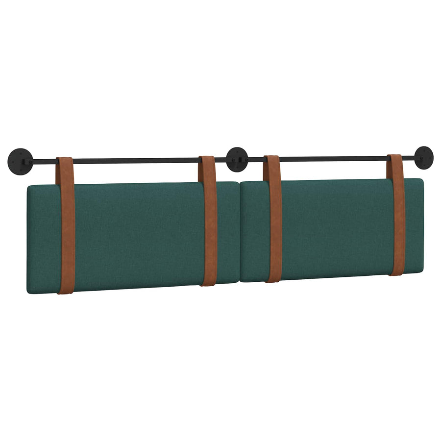 Hangend Hoofdeinde Effen Donkergroen 170 x 55 x 5 cm Antiek PU
