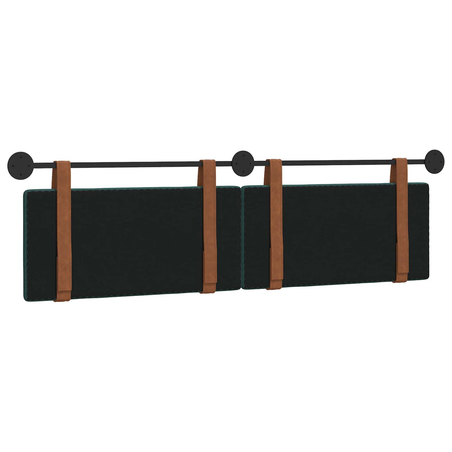 Hangend Hoofdeinde Effen Donkergroen 170 x 55 x 5 cm Antiek PU