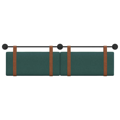 Hangend Hoofdeinde Effen Donkergroen 170 x 55 x 5 cm Antiek PU