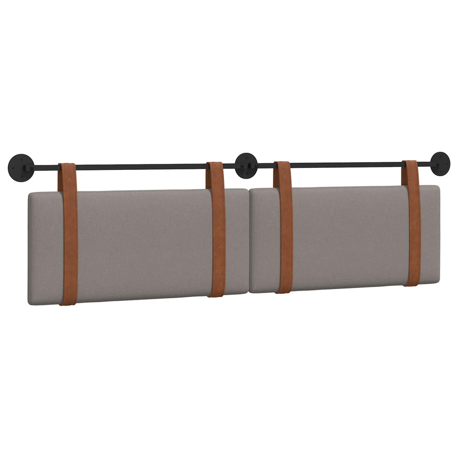 Hangend Hoofdeinde Effen Taupe 170 x 55 x 5 cm Antiek PU