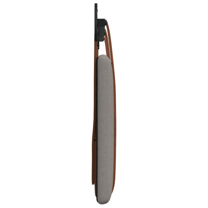 Hangend Hoofdeinde Effen Taupe 170 x 55 x 5 cm Antiek PU