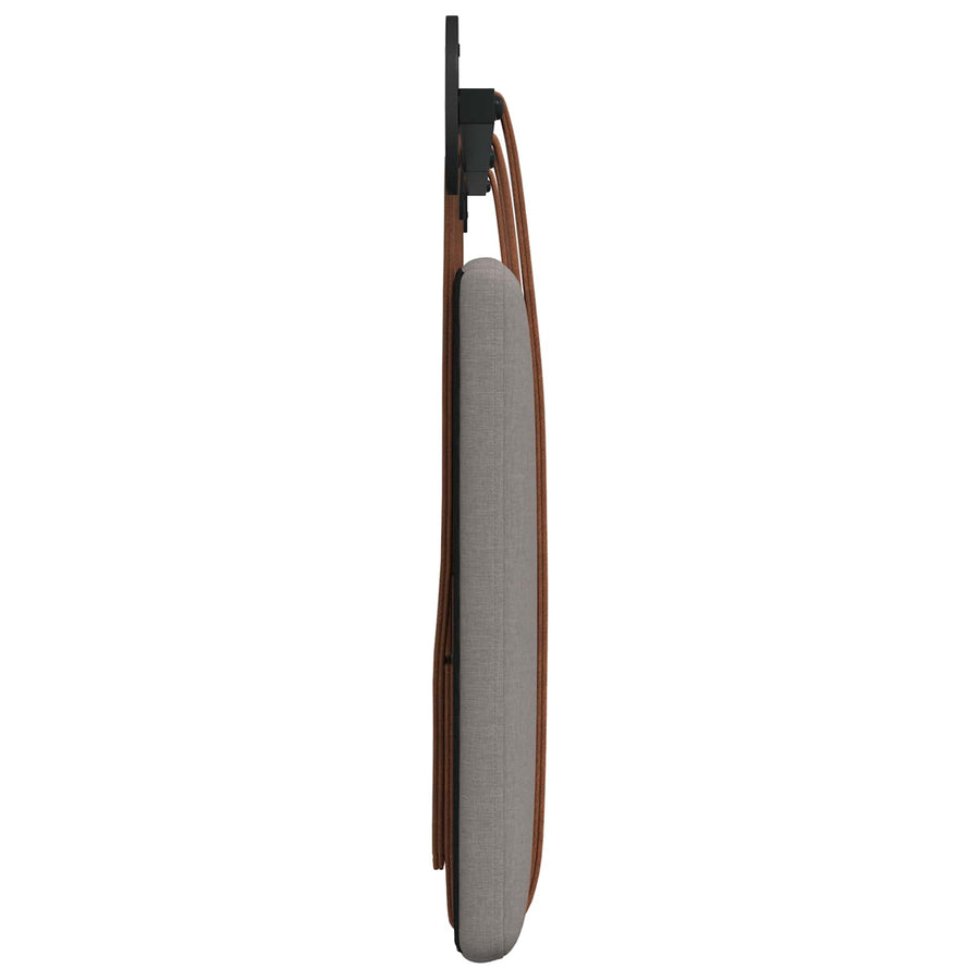 Hangend Hoofdeinde Effen Taupe 170 x 55 x 5 cm Antiek PU