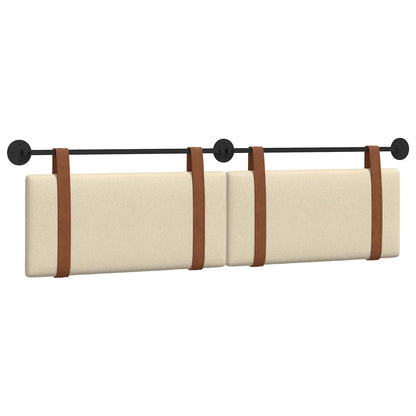 Hangend Hoofdeinde Effen Crème 170 x 55 x 5 cm Antiek PU