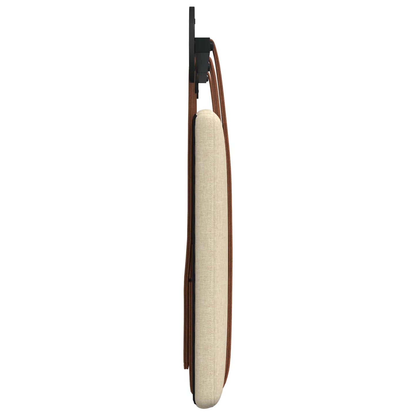 Hangend Hoofdeinde Effen Crème 170 x 55 x 5 cm Antiek PU