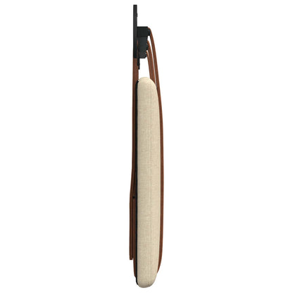 Hangend Hoofdeinde Effen Crème 170 x 55 x 5 cm Antiek PU