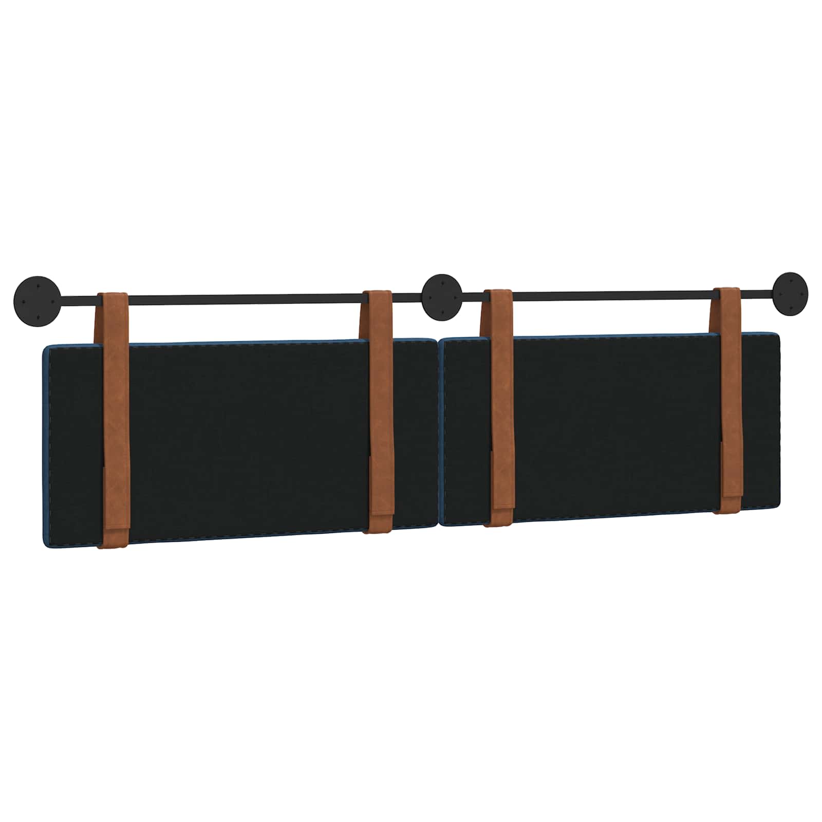 Hangend Hoofdeinde Effen Blauw 170 x 55 x 5 cm Antiek PU