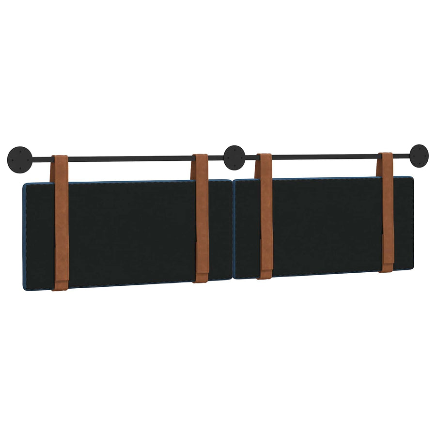 Hangend Hoofdeinde Effen Blauw 170 x 55 x 5 cm Antiek PU