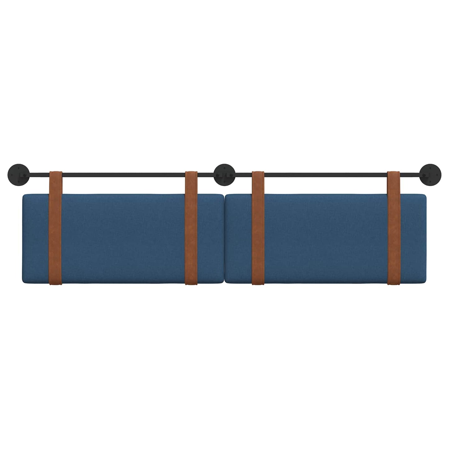 Hangend Hoofdeinde Effen Blauw 170 x 55 x 5 cm Antiek PU